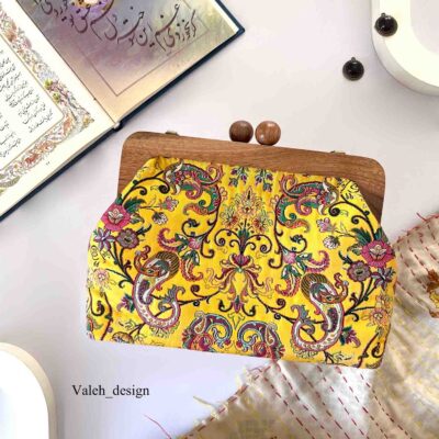 کیف واله : کیف دهنه چوبی ترمه کتایون 1
