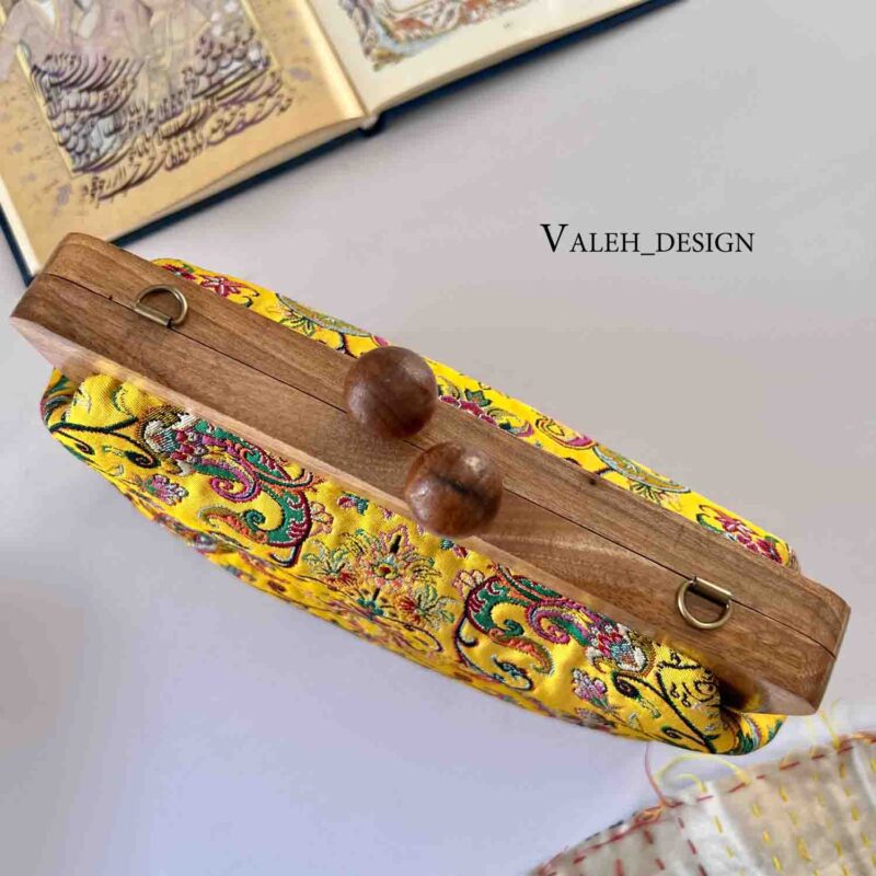 کیف واله : کیف دهنه چوبی ترمه کتایون 5