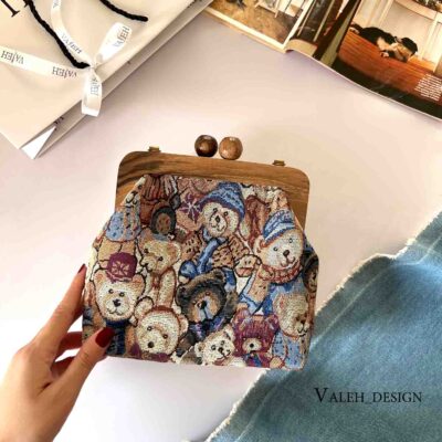 کیف واله : مینی‌بگ دهنه چوبی تدی 1