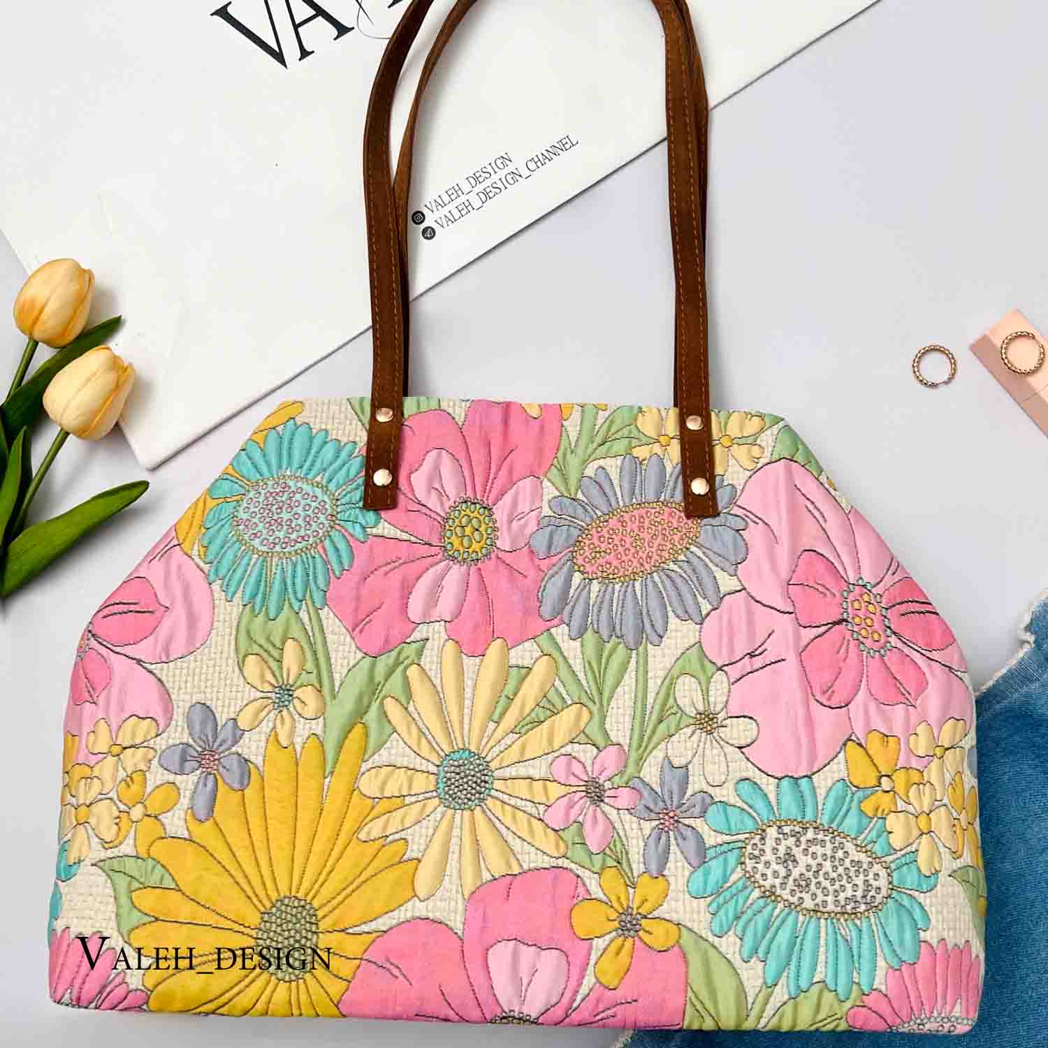 کیف، کیف زنانه، کیف دخترانه شیک، کیف واله، کیف دوشی ad900-1 کیف واله : کیف دوشی پاستلی 1